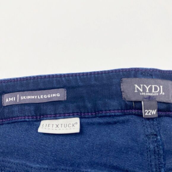 NYDJ Lift x Tuck Ami Dark Wash Skinny Legging Jeans Jeggings - Size 22W - Picture 7 of 9
